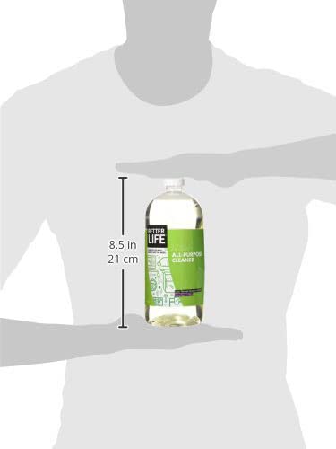 Better Life All Purpose Cleaner - Multipurpose Home and Kitchen Cleaning Spray for Glass, Countertops, Appliances, Upholstery & More - Multi-surface Spray Cleaner - 32oz (Pack of 2) Clary Sage/Citrus - size: 32 Fl Oz (Pack of 2)