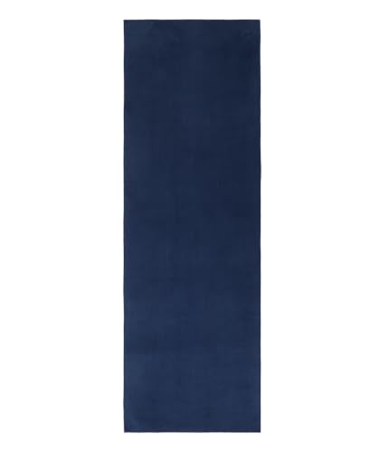 Manduka eQua Hot Yoga Mat Towel - 71" | Rapid Moisture Activated Grip | Ultra Soft Microfiber | Quick Dry | Lightweight, Travel Friendly Mat Layer | 71 x 24 inches | Midnight - color: Midnight, size: 71" x 24"
