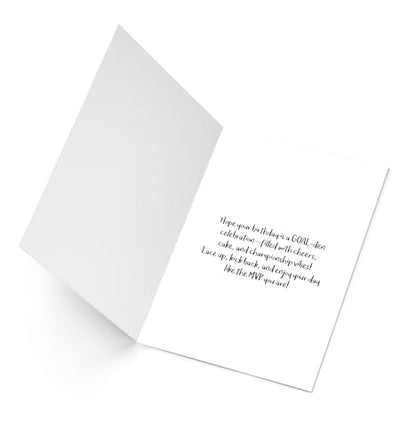 Soccer Birthday Card – Sports Themed Birthday Card for Soccer Players and Coaches - style: Soccer