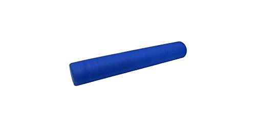 JFIT High Density Smooth EVA Foam Roller - Made in Taiwan - Multiple Size Options Available - Exercise, Massage, Muscle Recovery, Round Foam Roller - color: Blue, size: 36"