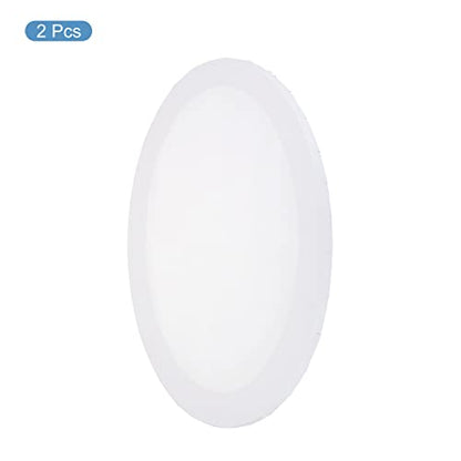 PATIKIL Paint Canvases Panel for Painting, 2 Pack 12x16 Inch Oval Wood Frame Stretched Blank Art Board Panels for Acrylic, Oil, Tempera Painting, White - size: 12x16 Inch