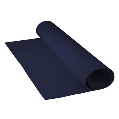 LotusFoam EVA Foam Sheet 3mm – 44"x 85" Craft Foam for Cosplay, Costumes & DIY, High Density 130 kg/m3, Heat Shapeable, Paintable, 35 Colors (Navy) - Navy - color: Navy