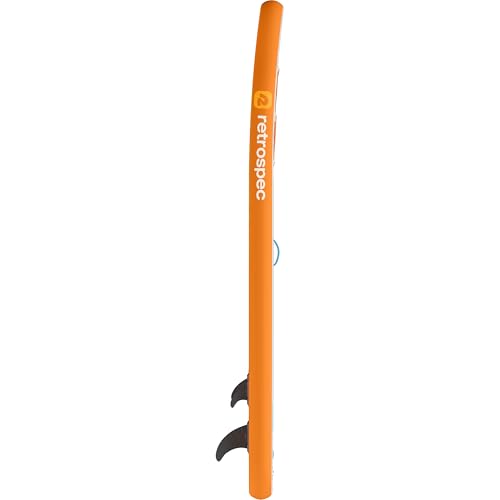 Retrospec Weekender Inflatable Stand Up Paddle Board Includes Paddle, Pump, and Accessories 10’6” Lightweight iSUP, Puncture Resistant Inflatable Paddle Board for Adults - color: Creamsicle 1