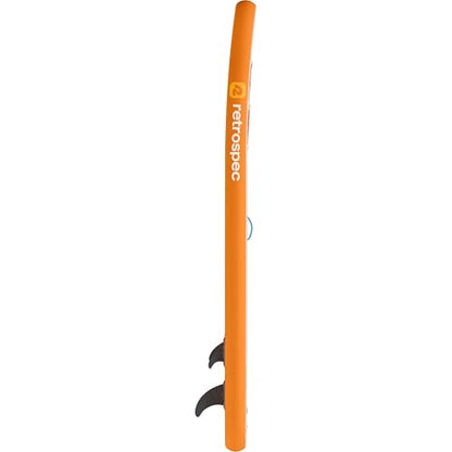 Retrospec Weekender Inflatable Stand Up Paddle Board Includes Paddle, Pump, and Accessories 10’6” Lightweight iSUP, Puncture Resistant Inflatable Paddle Board for Adults - color: Creamsicle 1