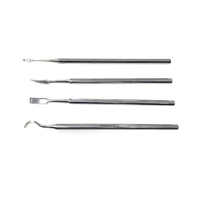 CYNAMED 4 Pc Stainless Steel Spatula Wax & Clay Sculpting Tool Set - Unique Set of 4 - style: 4PC