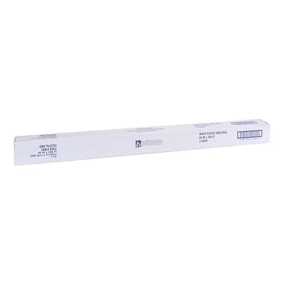 HFM114000 - Plastic Roll Tablecover - color: White, size: 3600" x 480" (Rectangular)