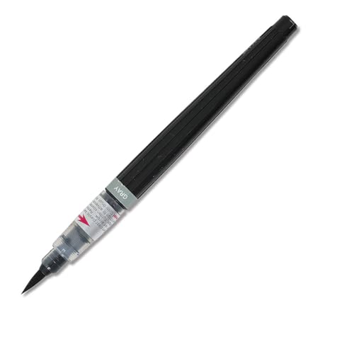 Pentel Arts Color Brush, Gray, 1-Pack (GFLBP137) - color: Gray