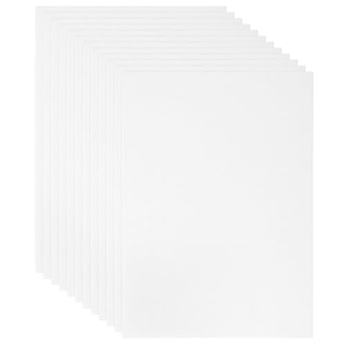 PATIKIL 4x6 Canvas Boards for Painting, 12 Pack 100% Cotton Square Triple Primed Stretched Blank Art Canvas Panel Bulk Thin for Acrylic, Oil, Tempera Paints, White - size: 4x6inch