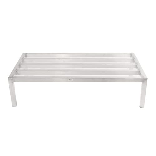 CenPro Commercial NSF Aluminum Dunnage Rack - 1,500 lb. Weight Capacity - 48"x24"x12" (28W-130) - size: 48x24x12"
