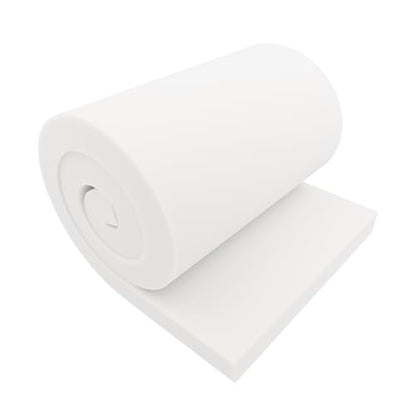 GoTo Foam 2" Height x 24" Width x 72" Length 36ILD (Semi-Firm) Upholstery Cushion Made in USA - color: Semi-firm, size: 2x24x72
