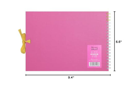 Maruman S311-08 Sketchbook Art Spiral F1 Thick Drawing Paper, 24 Sheets, Pink - color: Pink, size: F1 (5.83" x 8.27")