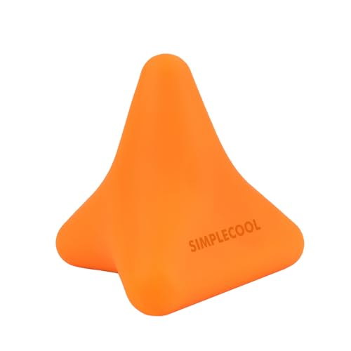 Manual Trigger Point Massage Tool Small Massager Ball 3″×2.6″ Orange - color: Orange