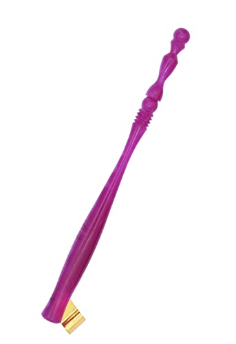 Gullor Oblique Calligraphy Dip Pen Nib Holder with 33 Nibs, Purple - color: Purple
