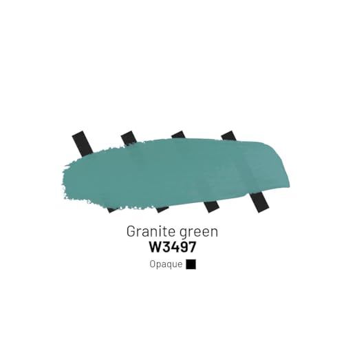 Kamenskaya Acrylic Inks for Artists - 'Granite Green' Acrylic Ink, 3.38 Fl Oz (100 ml) | Highly Concentrated, Multifunctional Liquid Acrylic Paint - color: Granite Green