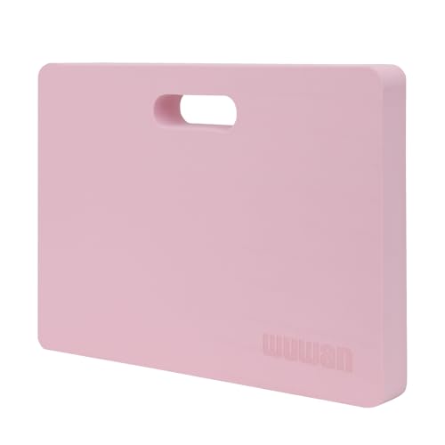 Yoga kneeling mat, 1.5inch Thick,Knee Push-ups, Plank Support & Yoga Elbows/Knees Mat Provides Cushion for Kneeling & Elbows - color: pink