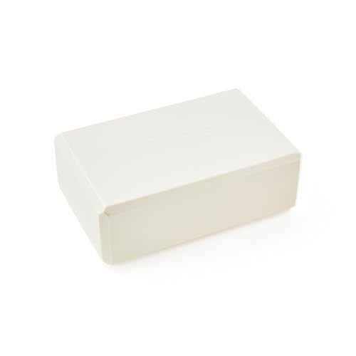 MYGA Yoga Block,Lightweight EVA Foam Yoga Brick,High Density Non-Slip Block for Yoga Poses, Pilates, Balance and Flexibility - color: Cream, size: One Size