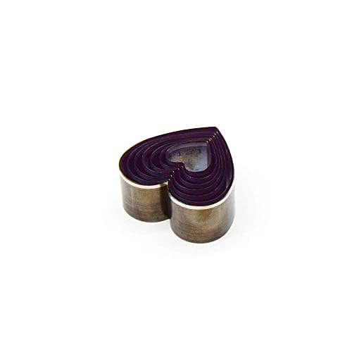 Alloy Steel Heart Sharp Cutting die for Cardboard, Leather, PVC, Fabric Good Helper for Handicraft (Steel03) - color: Steel03