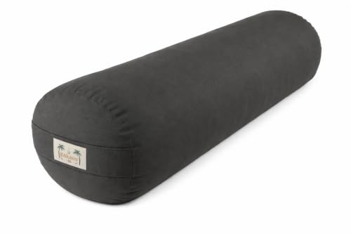 Kakaos Studio Round Yoga Bolster - color: Charcoal