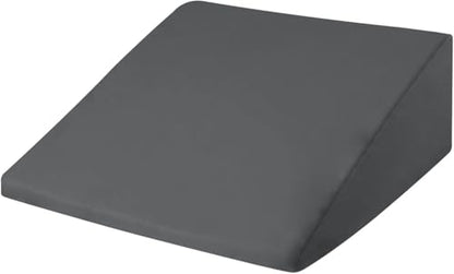 CirclesHome Wedge Pillow Cover 100% Cotton, Zippered Wedge Pillow Case Protector, Soft, Hypoallergenic & Breathable -Dark Grey, (25Wx26Lx10) - color: 4 - Dark Grey, size: Wedge (25 x 26 x 10 inches) - Set of 1