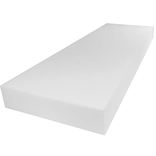 Mybecca Upholstery Foam Cushion Sheet High Density,4H x 24 W x 72 L - color: White, style: 4x24x72