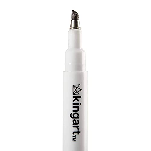 KINGART PRO Inkline Black Micro Line & Precision Graphic Pens, 10 Assorted Nibs, BLACK Archival Waterproof Japanese Ink for Art, Illustration, Calligraphy, Sketching, Anime, Technical Drawing, Manga