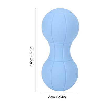 Uxsiya Double Deep Tissue Peanut Massage Ball Soft Silicone Massage Ball for Neck Back Legs Shoulders HIPS