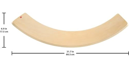 Fisher-Price Wood Montessori Rockin’ Balance Board, Kids Ages 3+ Years