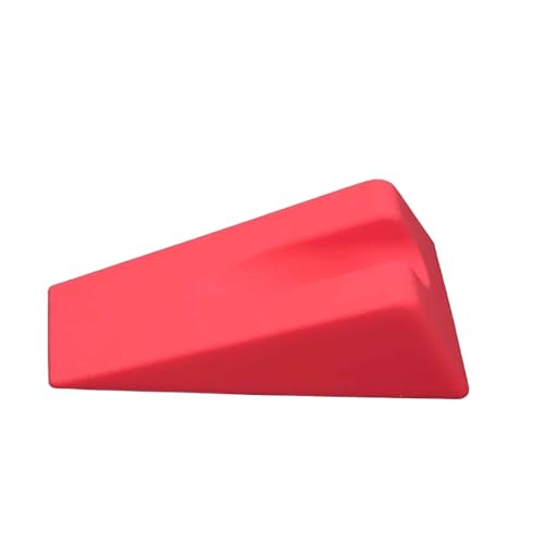 Mobilization Wedge Pillow Non-Slip Silicone Triangle (red) - color: Red