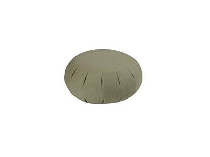 Buckwheat Zafu Meditation Cushion - color: Sand