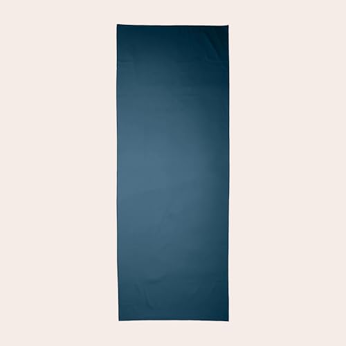 Fittest Pro Non-Slip Hot Yoga Towel with Super-Absorbent Soft Suede Microfiber in Many Colors, for Bikram Pilates and Yoga Mats. (72.00 x 26.50) Seaside Blue - color: Dark Blue