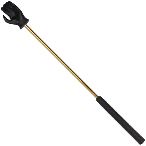BambooMN The Original Golfer Back Scratcher Backscratcher, Provide Instant Relief from Itching Spots, Good Practical and Novel Gifts for Friends and Family, 20 Units - color: Black Steel Gold, size: 20 Units