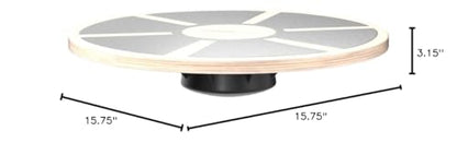 Amazon Basics Wood Wobble Balance Trainer Board, Slip Resistant, for Exercise and Core Strength