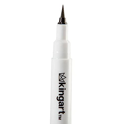 KINGART PRO Inkline Black Micro Line & Precision Graphic Pens, 10 Assorted Nibs, BLACK Archival Waterproof Japanese Ink for Art, Illustration, Calligraphy, Sketching, Anime, Technical Drawing, Manga