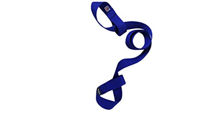 Yoga Mat Carrier Strap, Roller Skate Leash, Ski Boots Or Snowboard Shoulder Sling Made In USA. - color: Blue