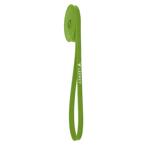LEEKEY Single Pull Up Assist Band, Resistance Band Powerlifting Band for Body Stretching, Resistance Training - color: SP-GREEN