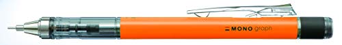 Tombow Mechanical Pencil, Monograph 0.5mm, Neon Orange (DPA-134D) - color: Neon Orange