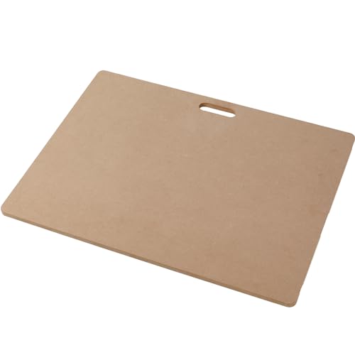 CALPALMY Clay Wedging Board with Convenient Built-in Handle - 24 x 18" Portable Clay Board for Ceramics, Clay Crafts, and Pottery - Sturdy 9mm Thickness MDF Tote Board for Clay Art Enthusiasts - size: 24"x18" (9mm thick)