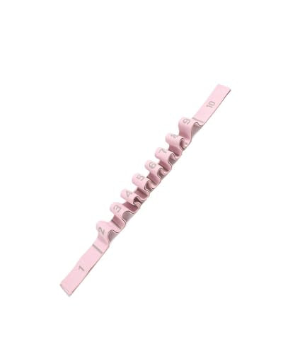 Stretching Strap with Loops Foot and Calf Stretcher Yoga Elastic Band for Exercise - color: Pink