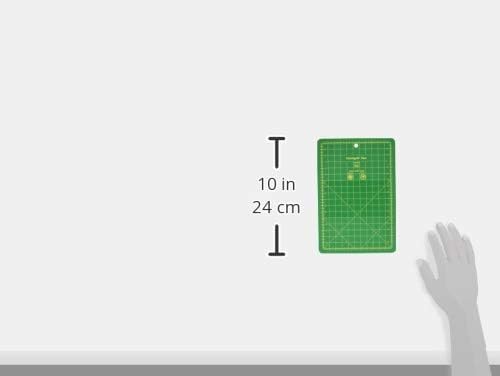 Omnigrid Self-Healing Cutting Mat, 5 1/2'' x 8 1/2'' Inch | Precision Fabric Cutting Mat with Durable Surface for Quilting, Sewing & Crafts - size: 9.3"L x 6.3"W