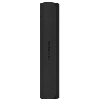Retrospec Zuma Yoga Mat 6mm Thick Non-Slip TPE Exercise Mat | Cushioned Workout Mat for Yoga Pilates and Home Stretching | 72 x 24 with Carrying Strap