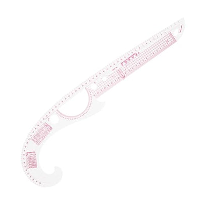 Acrylic Sewing Ruler Set，French Curve Pattern Rulers Kit for Tailors Designers Precision Pattern Making Guides Quilting and DIY Supplies (Ruler Set 4-15Pcs) - color: Pink Ruler Set 4-15Pcs