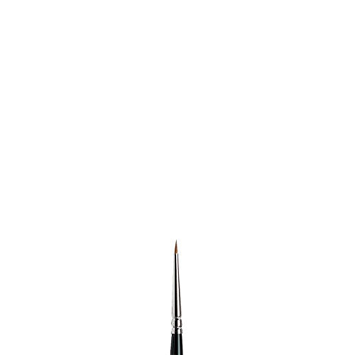 Winsor & Newton Series 7 Kolinsky Sable Miniature Watercolor Brush - Short Handle Round #00,5012020,Brown | The World's Finest Watercolor Brush, Kolinsky Sable Hair, Rust-proof, Seamless Nickel Plated Ferrules, Hand-Made in England - size: #00, style: Min