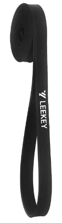LEEKEY Single Pull Up Assist Band, Resistance Band Powerlifting Band for Body Stretching, Resistance Training - color: BLACK
