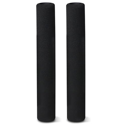 WF Athletic Supply Foam Foot Pads, Foam Roller for Gym Exercise Machines Equipment Replacements, Roller Pad for Leg Extension, PEC Deck Pads for Weight Bench, Sold by Pair (10” x 1” OD x 7mm ID) - color: 10” X 1” Od X 7mm Id