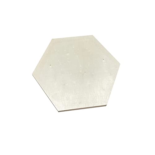 12x14 in Wood Panel Boards Wooden Hexagon Shaped Canvas for Painting Crafts(6 Pieces)