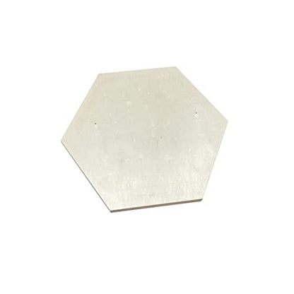 12x14 in Wood Panel Boards Wooden Hexagon Shaped Canvas for Painting Crafts(6 Pieces)