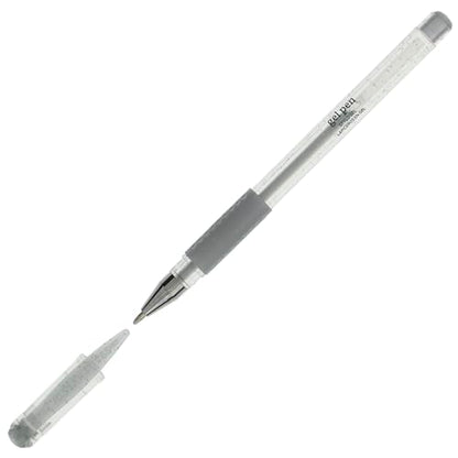 Art Alternatives Gel Pen, Glitter Silver - Ballpoint - Non-Smear + Quick Dry - Writing, Drawing, Coloring, Journal, Planner - color: Glitter Silver, size: 1 Count (Pack of 1)