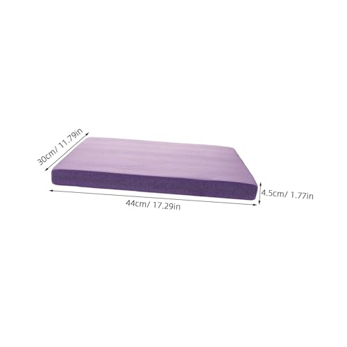 Mipcase Balance Yoga Mat Exercise Gymnastics Physical Therapy Balance Pad Workout Pilates Mat Balance Foam Pad - color: Purple