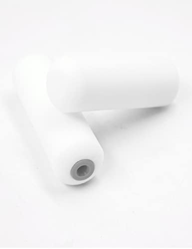 ROLLINGDOG 4 Inch Foam Paint Roller | Small Paint Roller Covers,Painting Smooth Walls or Furniture(Pack of 10) - color: 4" Roller Foam Roller Cover(10 Pc)