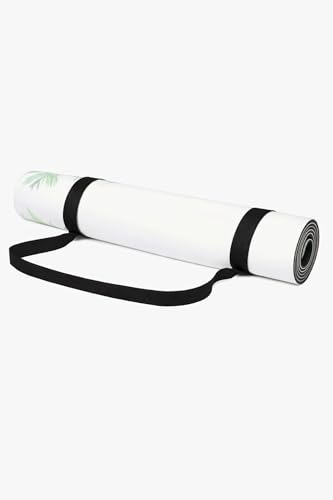 Shakti Warrior TPE Yoga Mat (72 inch x 24 inch x 6mm Thick) | Artist-designed premium TPE yoga mat with a non-slip surface for regular yoga, hot yoga, Pilates, workouts and practice. - color: Elephant